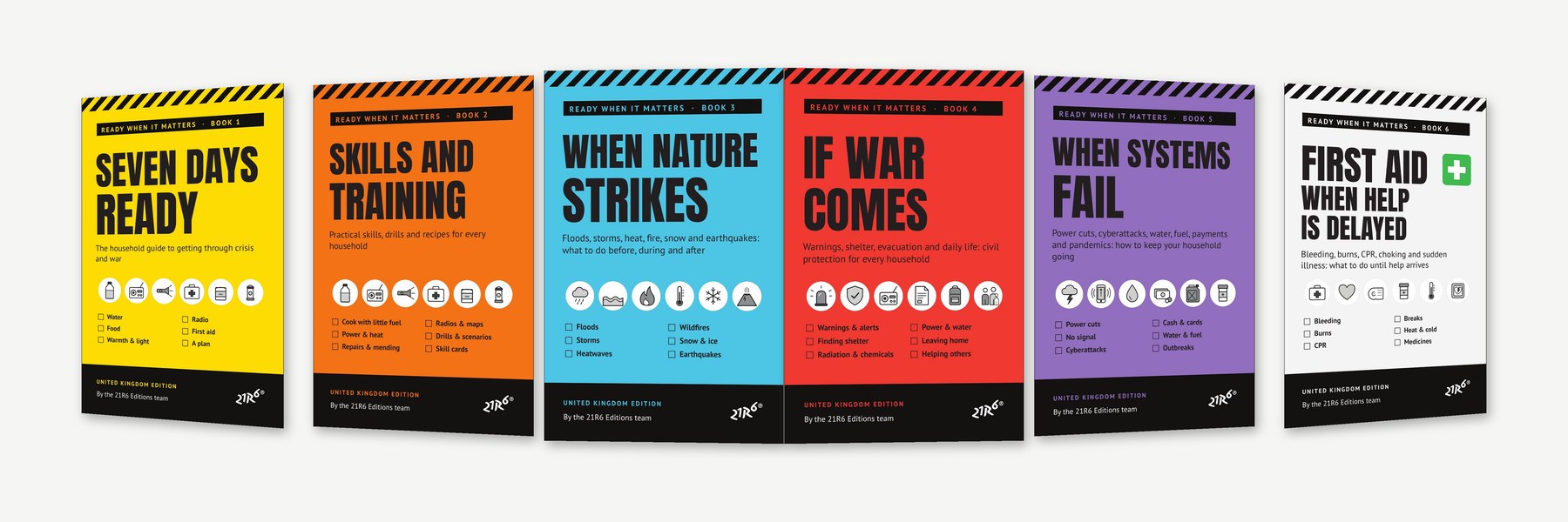 The Ready When It Matters books together