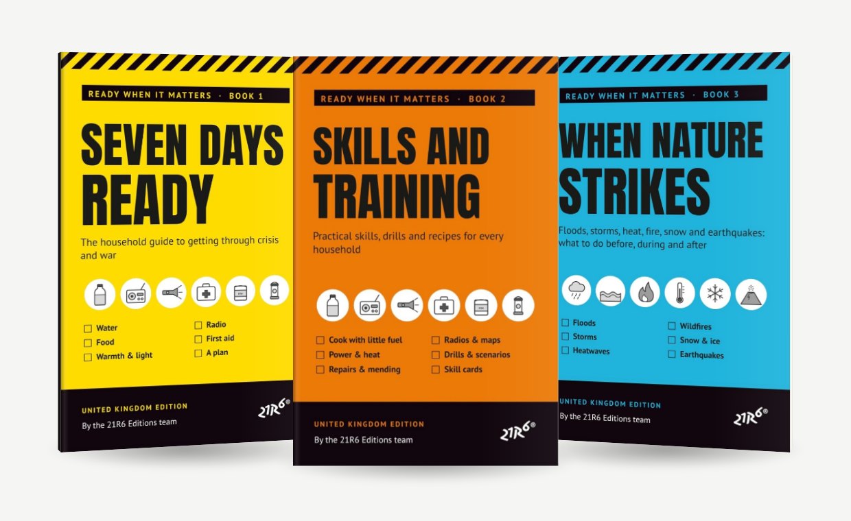 The Ready When It Matters books together